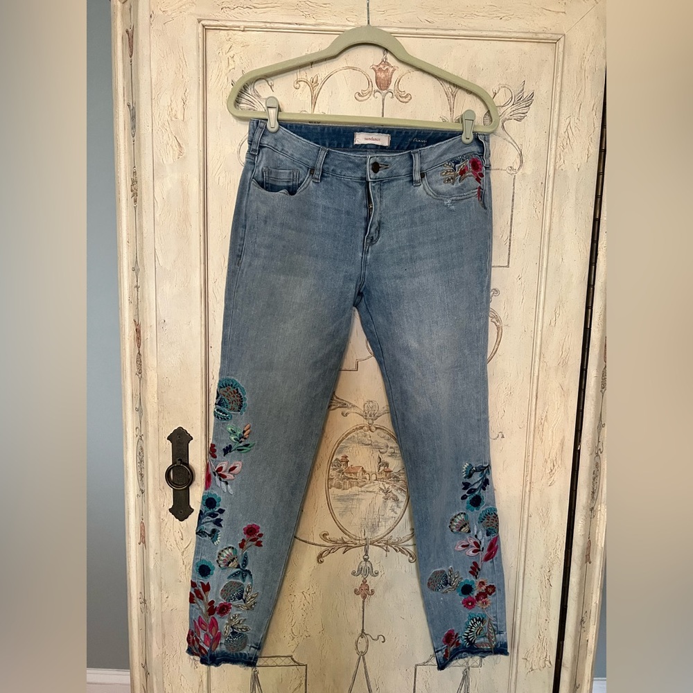 Sundance embellished jeans size 31